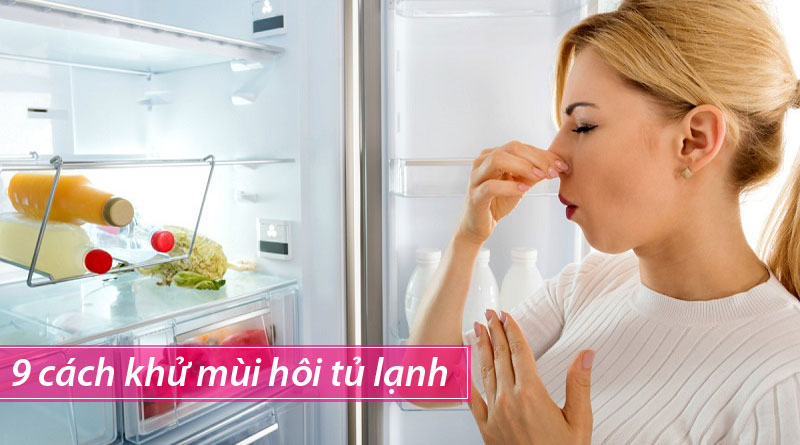 cách khử mùi tủ lạnh hiệu quả