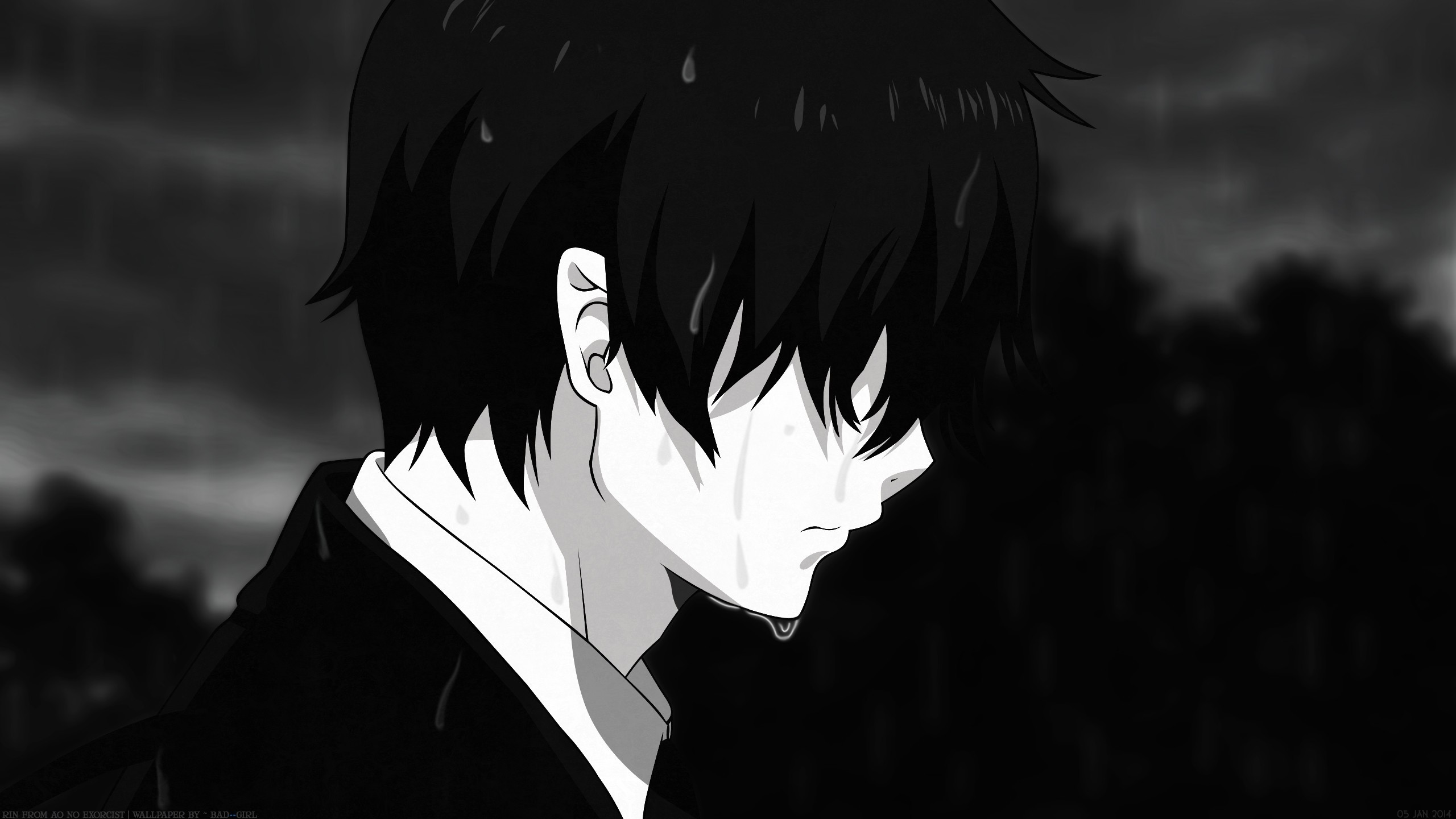 hình ảnh anime boy buồn, cô đơn 43