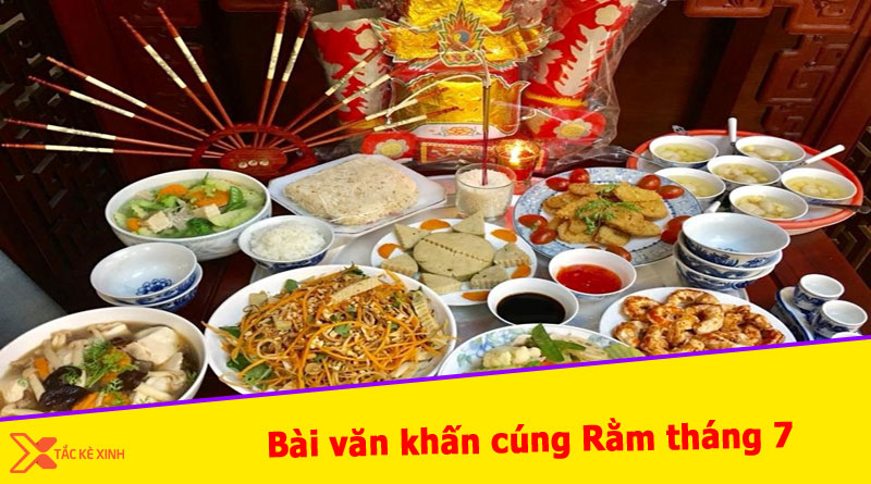 văn khấn cúng rằm tháng 7