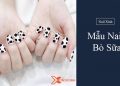 mẫu nail bò sữa