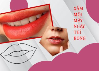 Xăm môi mấy ngày thì bong